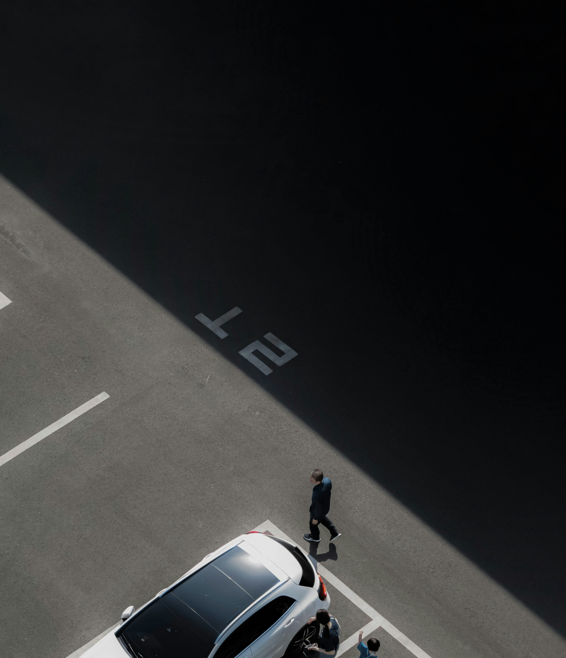 Aerial Carpark Photo